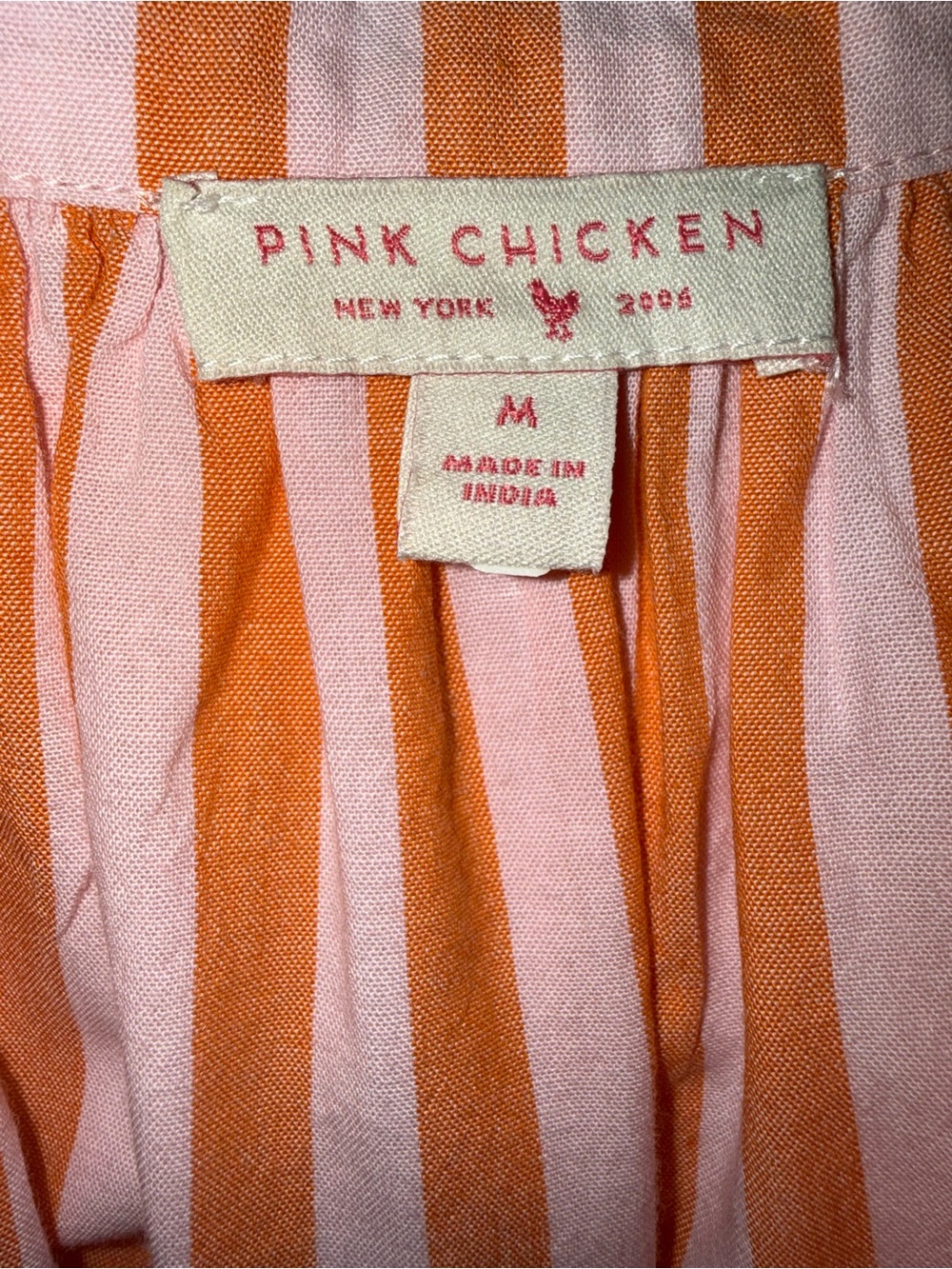 Pink Chicken Womens Cooper Coverup - Orange Pink Stripe - Picture 5 of 9